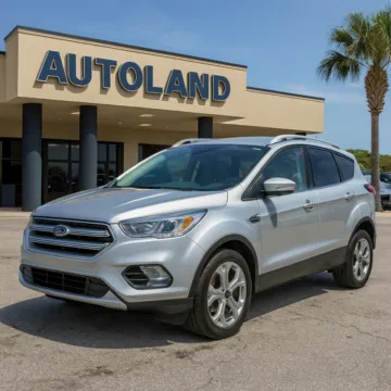 Silver 2017 Ford Escape Titanium for sale in Jacksonville, FL