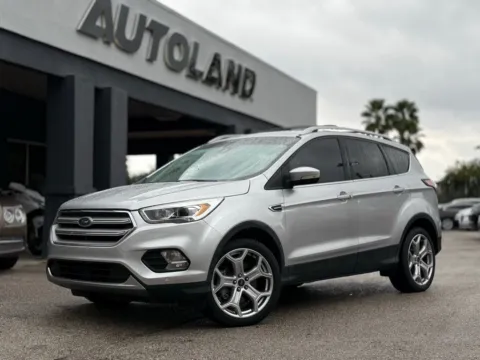 Silver 2017 Ford Escape Titanium for sale in Jacksonville, FL