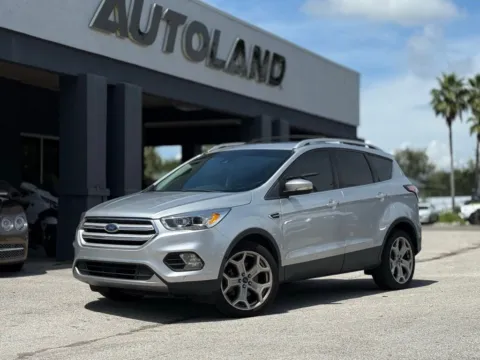 Silver 2017 Ford Escape Titanium for sale in Jacksonville, FL