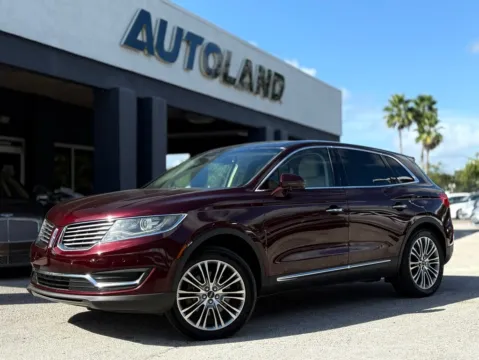 Red 2017 Lincoln MKX Reserve for sale in Jacksonville, FL
