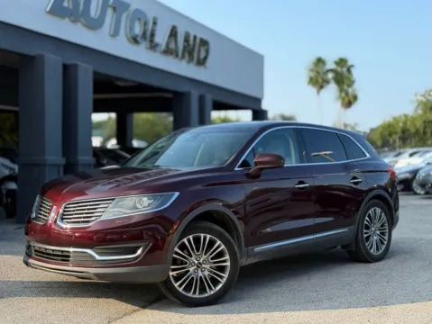 Red 2017 Lincoln MKX Reserve for sale in Jacksonville, FL