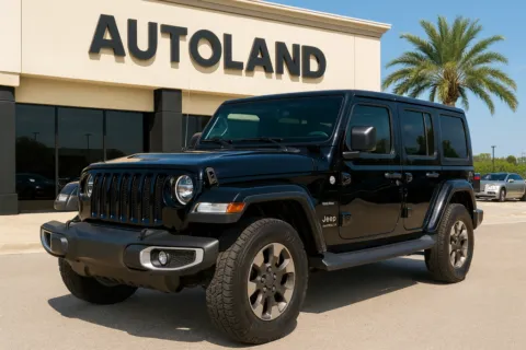Black 2018 Jeep Wrangler Unlimited Sahara for sale in Jacksonville, FL