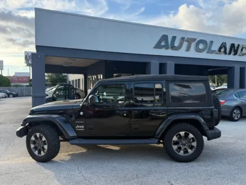 Another view of 2018 Jeep Wrangler Unlimited Sahara for sale in Jacksonville, FL at AUTOLAND