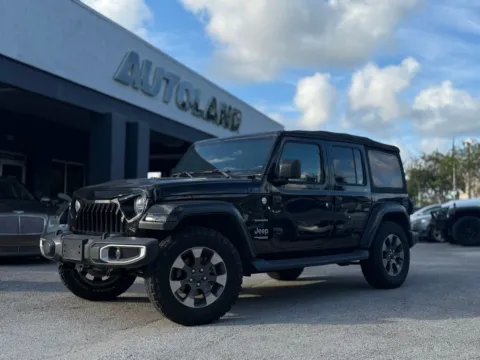 Black 2018 Jeep Wrangler Unlimited Sahara for sale in Jacksonville, FL