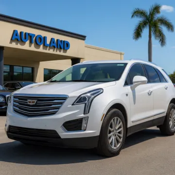 White 2017 Cadillac XT5 Luxury for sale in Jacksonville, FL