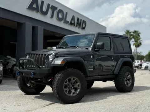 Gray 2019 Jeep Wrangler Sport S for sale in Jacksonville, FL