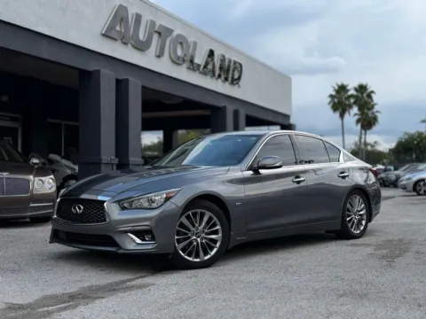 Gray 2019 INFINITI Q50 3.0t LUXE for sale in Jacksonville, FL