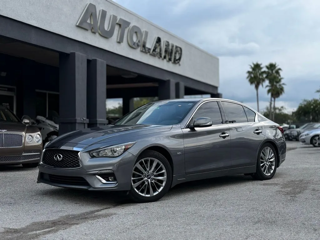 Gray 2019 INFINITI Q50 3.0t LUXE for sale in Jacksonville, FL