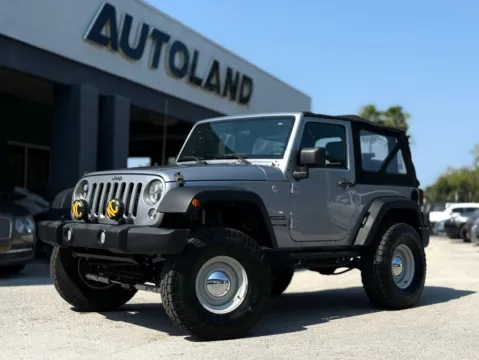Silver 2018 Jeep Wrangler JK Sport for sale in Jacksonville, FL