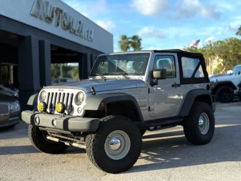 Silver 2018 Jeep Wrangler JK Sport for sale in Jacksonville, FL