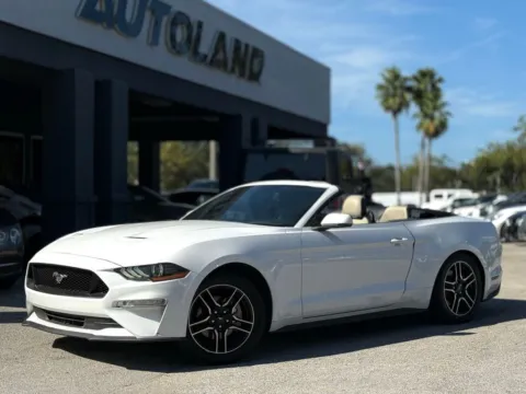 White 2019 Ford Mustang EcoBoost Premium for sale in Jacksonville, FL
