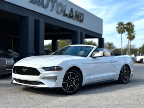 White 2019 Ford Mustang EcoBoost Premium for sale in Jacksonville, FL