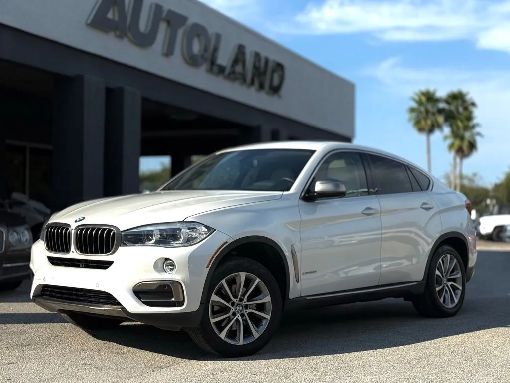 White 2015 BMW X6 xDrive35i for sale in Jacksonville, FL