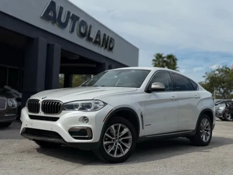 White 2015 BMW X6 xDrive35i for sale in Jacksonville, FL