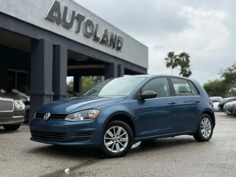 Blue 2016 Volkswagen Golf TSI S 4-Door for sale in Jacksonville, FL