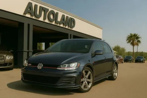 Blue 2017 Volkswagen Golf GTI Sport for sale in Jacksonville, FL