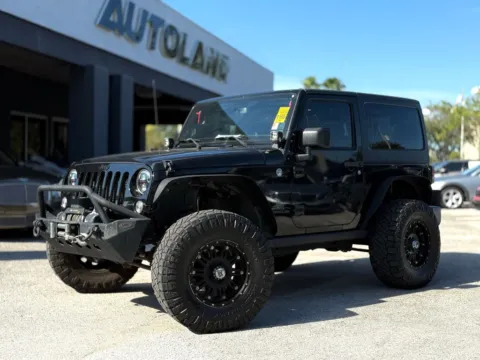 Black 2015 Jeep Wrangler Willys Wheeler for sale in Jacksonville, FL