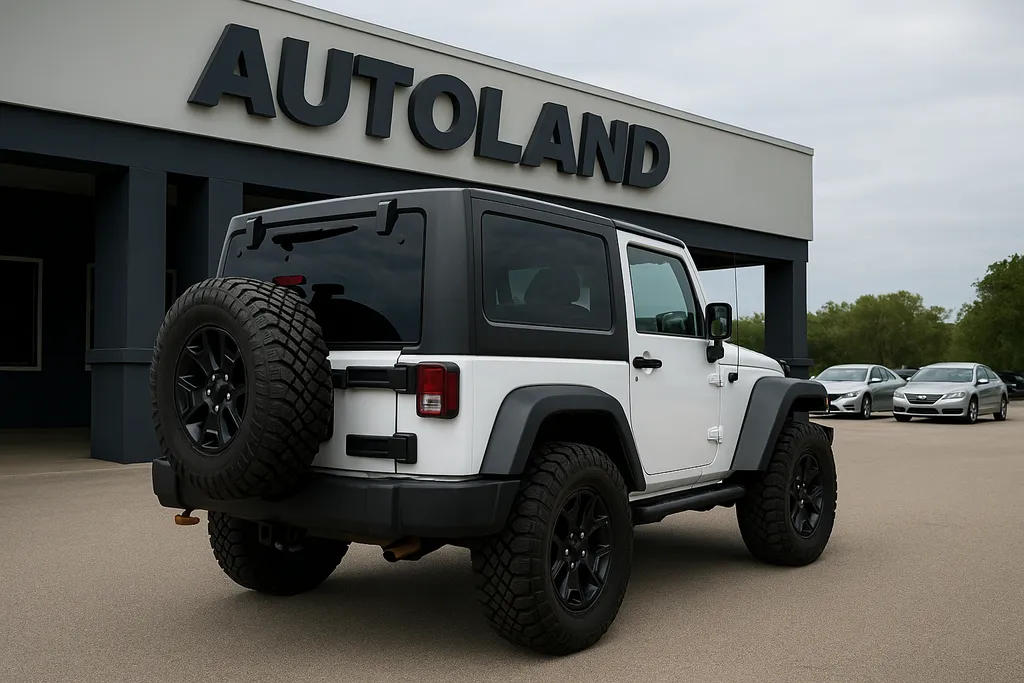 White 2014 Jeep Wrangler Willys Wheeler for sale in Jacksonville, FL