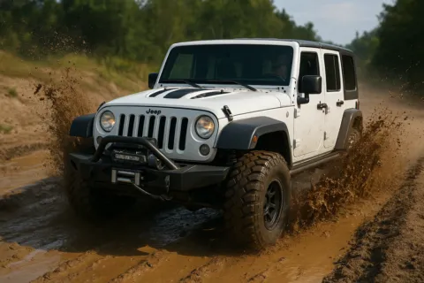 Another view of 2014 Jeep Wrangler Unlimited Sport for sale in Jacksonville, FL at AUTOLAND