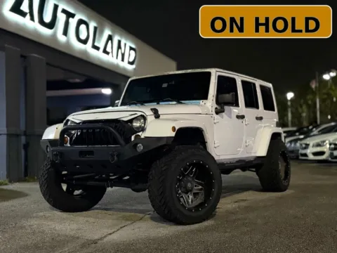 White 2013 Jeep Wrangler Unlimited Sahara for sale in Jacksonville, FL