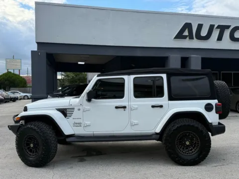 Another view of 2018 Jeep Wrangler Unlimited Sahara for sale in Jacksonville, FL at AUTOLAND
