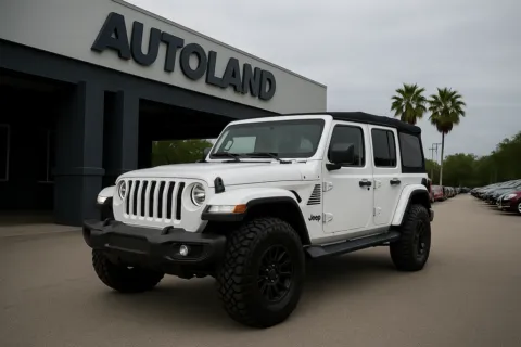 White 2018 Jeep Wrangler Unlimited Sahara for sale in Jacksonville, FL