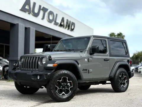 Gray 2021 Jeep Wrangler Sport S for sale in Jacksonville, FL