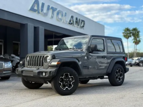 Gray 2021 Jeep Wrangler Sport S for sale in Jacksonville, FL