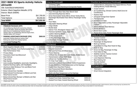Photos of 2021 BMW X5 xDrive40i for sale in Jacksonville, FL at AUTOLAND