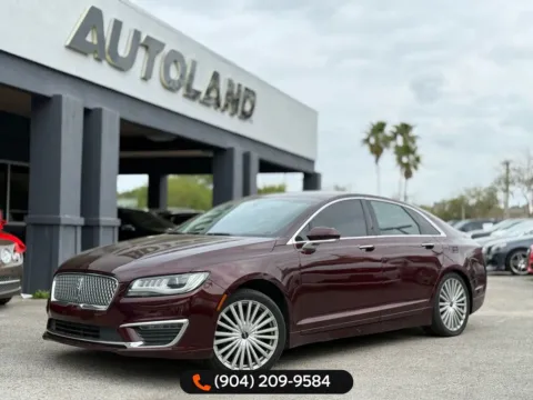 Red 2017 Lincoln MKZ Reserve for sale in Jacksonville, FL