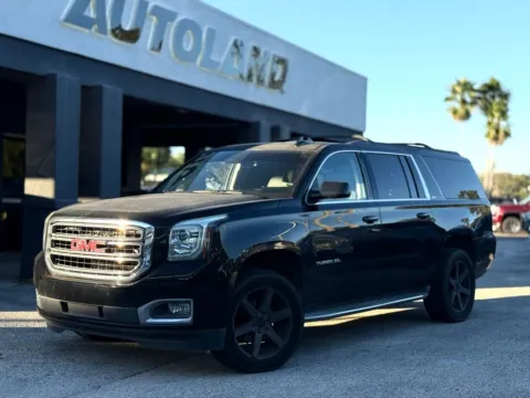 Black 2015 GMC Yukon XL SLT 1500 for sale in Jacksonville, FL