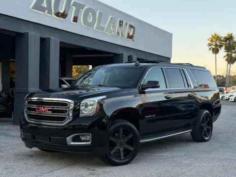 Black 2015 GMC Yukon XL SLT 1500 for sale in Jacksonville, FL