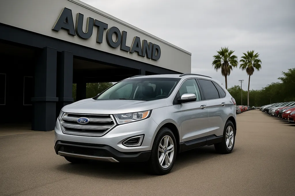 Silver 2017 Ford Edge Titanium for sale in Jacksonville, FL