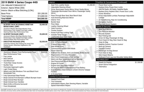 Another view of 2019 BMW 4 Series 440i for sale in Jacksonville, FL at AUTOLAND