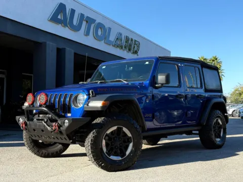 Blue 2018 Jeep Wrangler Unlimited Rubicon for sale in Jacksonville, FL