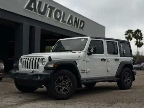 White 2018 Jeep Wrangler Unlimited Sport S for sale in Jacksonville, FL