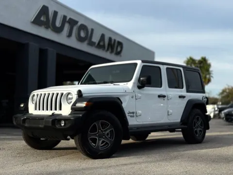 White 2018 Jeep Wrangler Unlimited Sport S for sale in Jacksonville, FL
