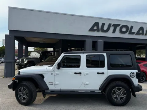Another view of 2018 Jeep Wrangler Unlimited Sport S for sale in Jacksonville, FL at AUTOLAND