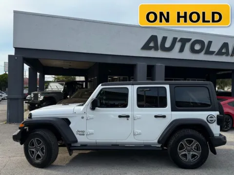 Another view of 2018 Jeep Wrangler Unlimited Sport S for sale in Jacksonville, FL at AUTOLAND