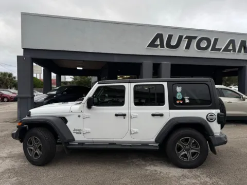Another view of 2018 Jeep Wrangler Unlimited Sport S for sale in Jacksonville, FL at AUTOLAND