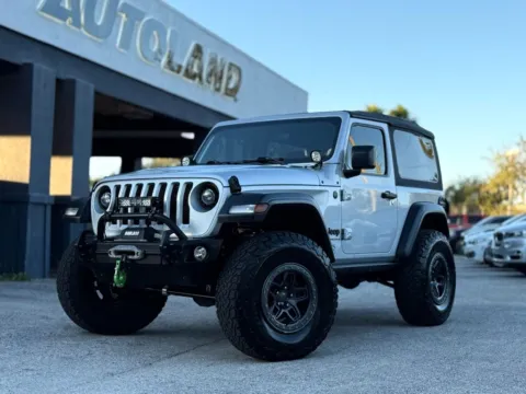 Silver 2023 Jeep Wrangler Sport for sale in Jacksonville, FL