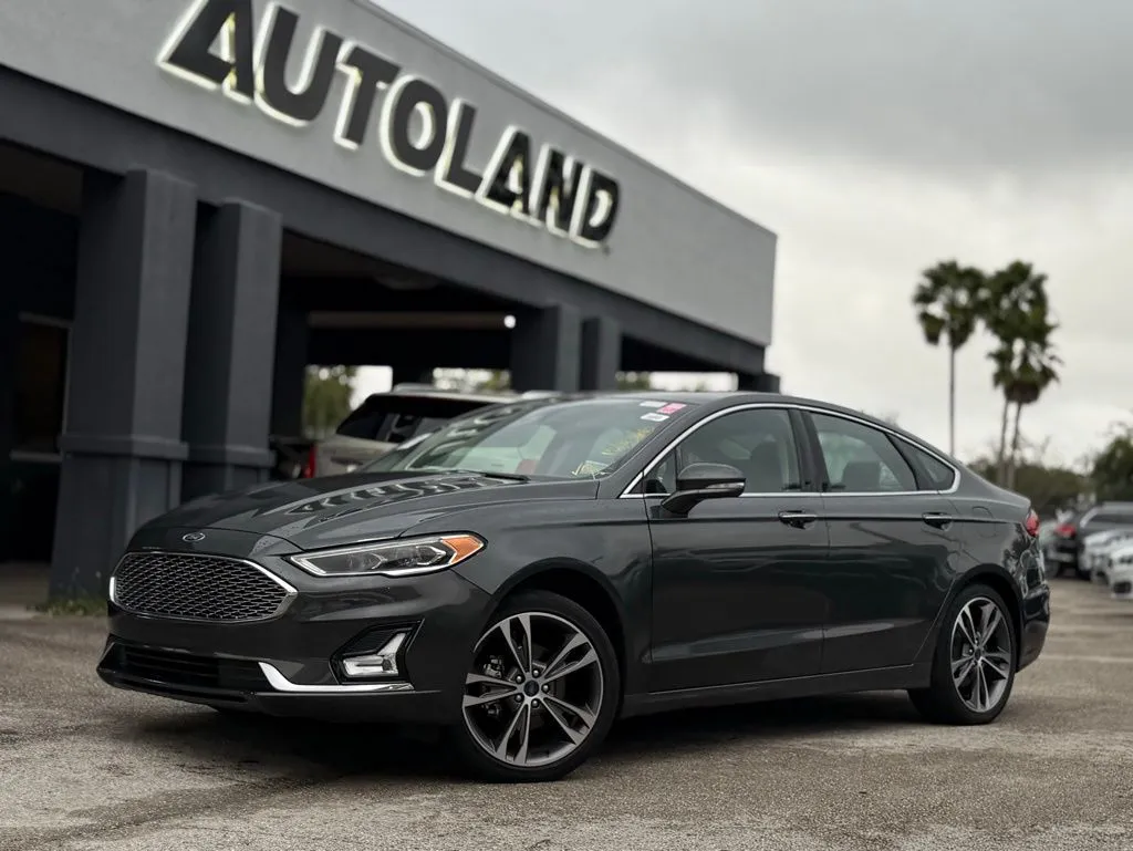 Gray 2020 Ford Fusion Titanium for sale in Jacksonville, FL