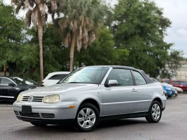 Silver 2002 Volkswagen Cabrio GLX for sale in Jacksonville, FL