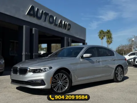 Silver 2018 BMW 5 Series 530e iPerformance for sale in Jacksonville, FL