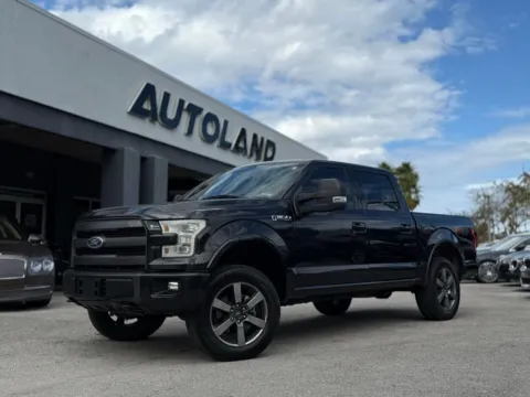 Black 2015 Ford F-150 Lariat for sale in Jacksonville, FL