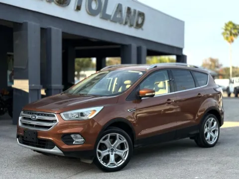 Red 2017 Ford Escape Titanium for sale in Jacksonville, FL