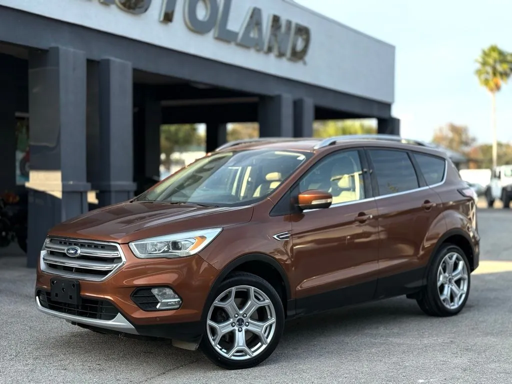 Red 2017 Ford Escape Titanium for sale in Jacksonville, FL