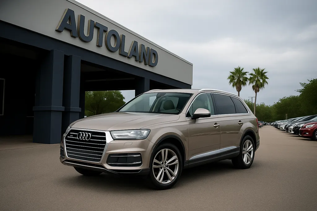 Beige 2017 Audi Q7 3.0T Prestige for sale in Jacksonville, FL