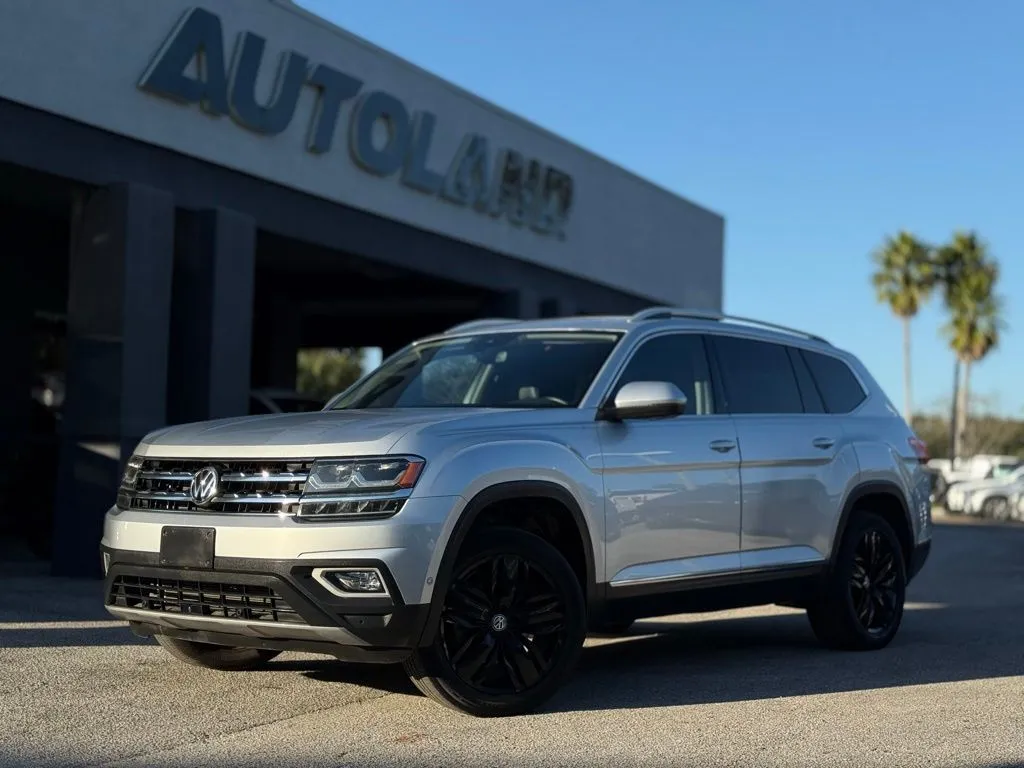 Silver 2019 Volkswagen Atlas SEL Premium for sale in Jacksonville, FL
