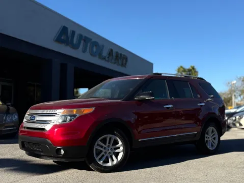 Red 2015 Ford Explorer XLT for sale in Jacksonville, FL